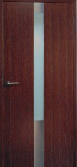 M047 puerta de madera con ventanita y acero